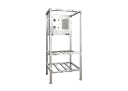edit-stainless steel RO skid frame stand
