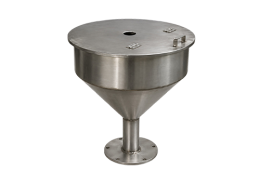 edit stainless steel industrial hopper